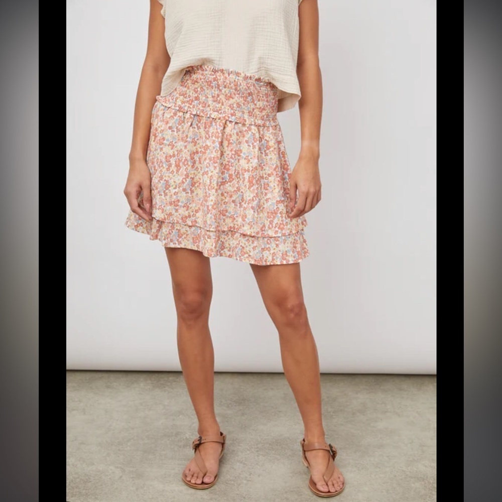 Rails Women's Addison Ambrosia Smocked Mini Skirt… - image 1